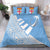 Fiji Tapa Rugby Bedding Set version Style You Win - Blue Blue - Polynesian Pride