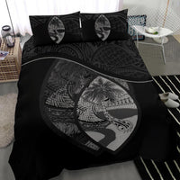Polynesian Duvet Cover Set - Guam Bedding Set Black - Polynesian Pride