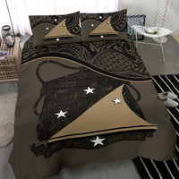 Tokelau Duvet Cover Set - Tokelau Coat Of Arms Brown - Polynesian Pride
