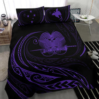 Papua New Guinea Bedding Set - Purple - Frida Style - Polynesian Pride