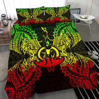 Polynesian Bedding Set - Vanuatu Duvet Cover Set Map Reggae - Polynesian Pride