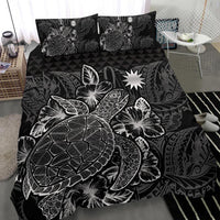 Polynesian Bedding Set - Nauru Duvet Cover Set Black Color - Polynesian Pride
