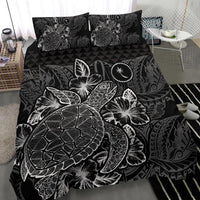 Polynesian Bedding Set - Chuuk Duvet Cover Set Black Color - Polynesian Pride