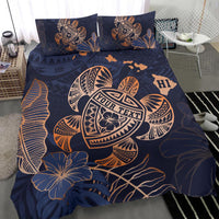 Personalized - Hawaii Polynesian Turtle Hibiscus Tropical Bedding Set - Limited Edition - Polynesian Pride