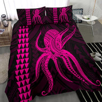 Hawaii Octopus KaKau Polynesian Bedding Set - Pink - Polynesian Pride