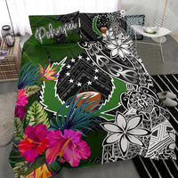Pohnpei Bedding Set - Turtle Plumeria Banana Leaf - Polynesian Pride