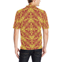Polynesian Polo Shirt Orange - Polynesian Pride
