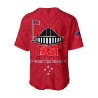 F.A.S.T Samoa Baseball Jersey We Ready Polynesian Samoan LT13 - Polynesian Pride