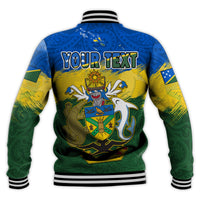 (Custom Personalised) Solomon Islands Baseball Jacket Happy 44th Independence Anniversary Polynesian Pattern LT14 - Polynesian Pride