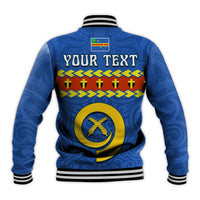 (Custom Personalised) Tafea Province Baseball Jacket Vanuatu Pig Tusk Polynesian Flag Style LT14 - Polynesian Pride