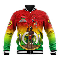 Vanuatu Independence Day Baseball Jacket 42nd Anniversary Yumi Yumi Yumi LT13 - Polynesian Pride