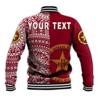 (Custom Personalised) Tonga Eua High School Baseball Jacket Tongan Ngatu Pattern LT14 - Polynesian Pride