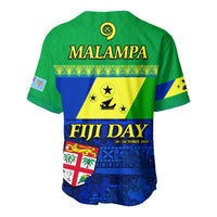 Malampa Fiji Day Baseball Jersey Vanuatu Polynesia mix Flowers LT13 - Polynesian Pride