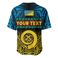 (Custom Personalised) Torba Province Baseball Jersey Vanuatu Pig Tusk Polynesian Flag Style LT14 - Polynesian Pride