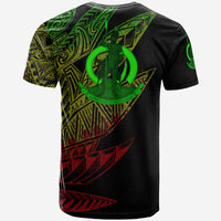 Vanuatu T Shirt Legends Are Born In Reggae Color - Polynesian Pride