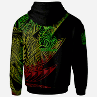 New Caledonia Hoodie Legends Are Born In Reggae Color - Polynesian Pride