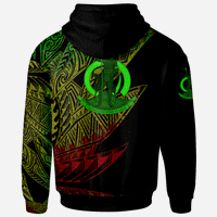 Vanuatu Zip Hoodie Legends Are Born In Reggae Color - Polynesian Pride