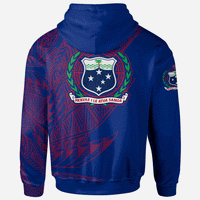 Samoa Zip Hoodie Legends Are Born In Flag Color - Polynesian Pride