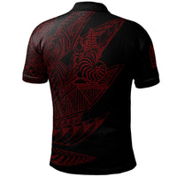 New Caledonia Polo Shirt Legends Are Born In Red Color - Polynesian Pride