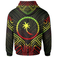Chuuk State Hoodie Chuuk State Seal Reggae Tribal Patterns - Polynesian Pride