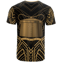 Tokelau T Shirt Tokelauan Seal Tribal Gold Color Patterns - Polynesian Pride
