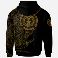 Northern Mariana Islands Hoodie Legends Are Born In Gold Color - Polynesian Pride