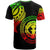 Northern Mariana Islands Custom T Shirt Northern Mariana Islands Tatau Reggae Patterns - Polynesian Pride
