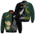 South Africa Protea and New Zealand Fern Bomber Jacket Rugby Go Springboks vs All Black LT13 Unisex Art - Polynesian Pride