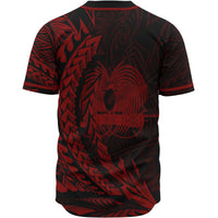 Papua New Guinea Baseball Shirt - Red Wings Style - Polynesian Pride