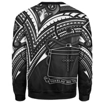 Tokelau Sweatshirt - Cross Style White Color - Polynesian Pride