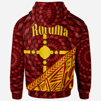 Rotuma Hoodie Itumuta Tapa Patterns With Bamboo - Polynesian Pride