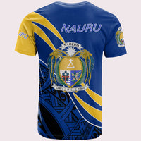 Nauru T Shirt Symmetrical Lines - Polynesian Pride