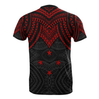 Yap T Shirt Micronesian Pattern Red Armor Style - Polynesian Pride
