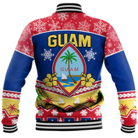 Guam Tribal Polynesian Christmas Vibe Baseball Jacket LT9 - Polynesian Pride