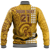 (Custom Personalised) Hawaii Mililani High School Baseball Jacket Tribal Kakau LT9 - Polynesian Pride
