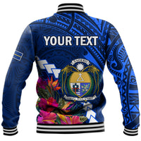 (Custom Personalised) Nauru Coat of Arms Baseball Jacket Polynesian Tropical LT9 - Polynesian Pride