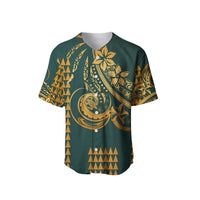 (Custom Personalised) Kakau Hawaiian Polynesian Baseball Jersey LT6 - Polynesian Pride