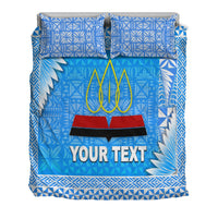 (Custom Personalised) Tonga Lavengamalie College Bedding Set Simplified Version LT8 - Polynesian Pride