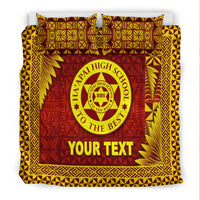 (Custom Personalised) Tonga Ha'apai High School Bedding Set Simplified Version LT8 - Polynesian Pride