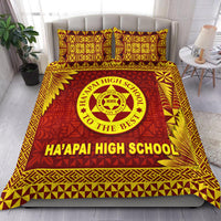 Tonga Ha'apai High School Bedding Set Simplified Version LT8 Maroon - Polynesian Pride