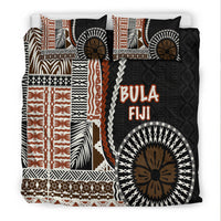 Bula Fiji Bedding Set Masi Tapa Patterns Style LT6 - Polynesian Pride