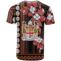 Fiji T Shirt Tagimoucia Mixed Black Tapa Style LT9 - Polynesian Pride