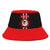 Hawaii - Kahuku High Mix Kakau Bucket Hat LT6 Bucket Hat One Size Red - Polynesian Pride