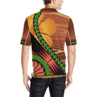Hawaii All Over Print Polo Shirt Kanaka Maoli FLag Sport Style - Polynesian Pride