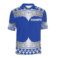 Pohnpei Polo Shirt Pohnpei Wave Style - Polynesian Pride