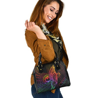 Northern Mariana Islands Shoulder Handbag - Butterfly Polynesian Style - Polynesian Pride