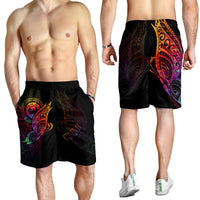 Northern Mariana Islands Men's Shorts - Butterfly Polynesian Style - Polynesian Pride