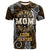 Cook Islands T Shirt The Best Mom Was Born In Unisex Brown - Polynesian Pride