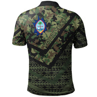 Guam Polo Shirt Custom Guahan Camo Deluxe Polynesian Tattoo Polo Shirt - Polynesian Pride