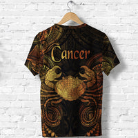 Cancer Zodiac Polynesian T Shirt Unique Style Gold LT8 - Polynesian Pride